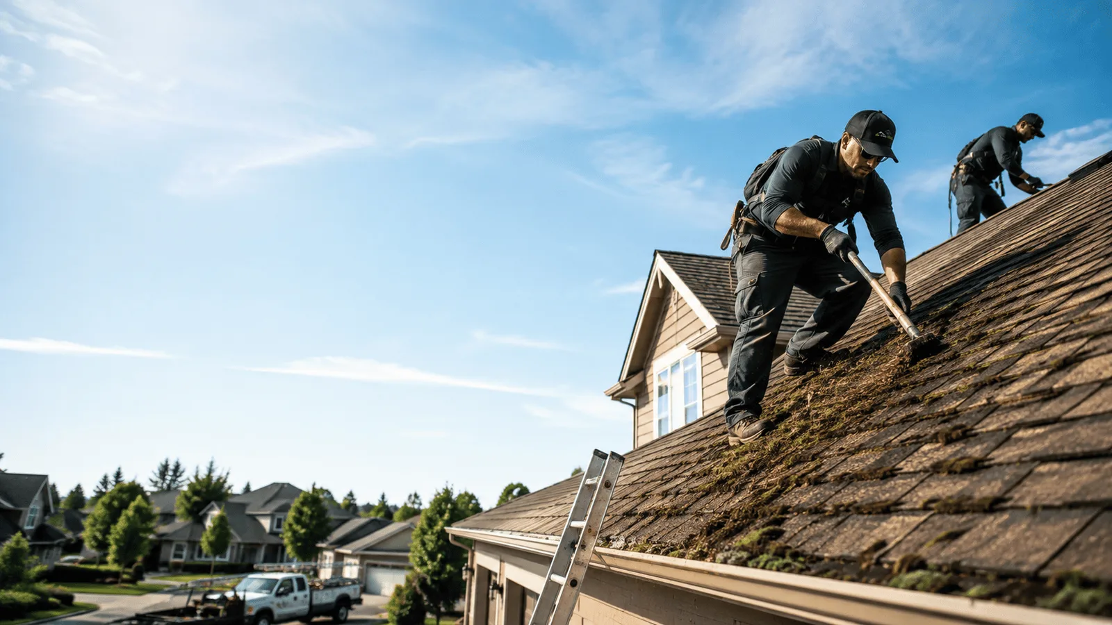Roof Moss Removal in Auxier, KY near me